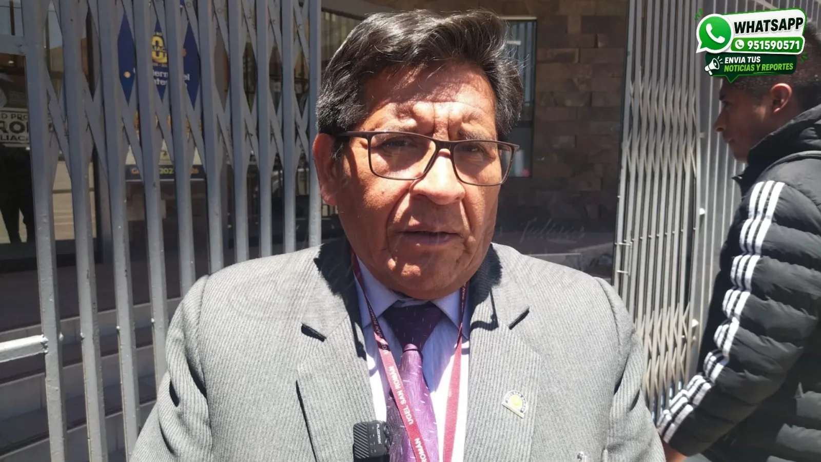 Jefe de Gestión Pedagógica de la UGEL San Román, Severo Sucapuca Chinoapaza