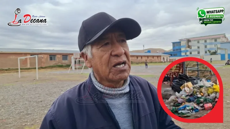 Marcelino Mamani Lima, presidente del barrio Zarumilla.